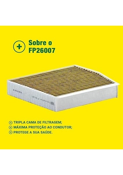 Freciousplus - Anti-Alerjen Kabin Filtresi Fp 26 007 (Mercedes) modelleri