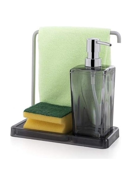 Luna Mutfak Sıvı Sabunluk, Şeffaf Siyah modelleri