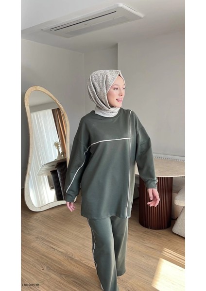 Olivia Kadın Mevsimlik Penye Alt Üst Spor ve Rahat Tesettür Ikili Takım fiyatları