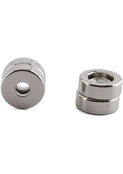 Magneteksan Ø15X5X5 mm - Delikli Güçlü Neodyum Mıknatıs (5 Adet Set) modelleri