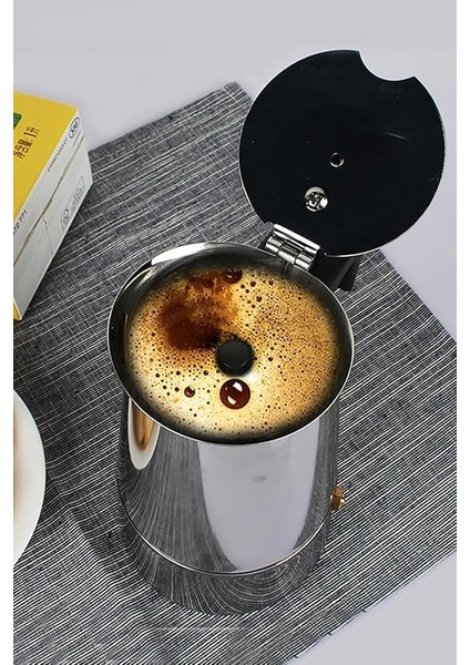 Ocak Üstü 9 Cup Fincan 450 ml Moka Pot Espresso CIN285-9 indirimleri