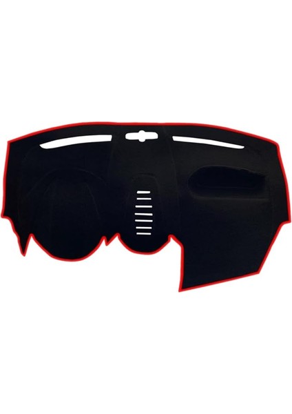 Torpido Koruma Halısı Siyah Kenar Renk Kırmızı Ford Tourneo Connect 2012-2020 ile Uyumlu