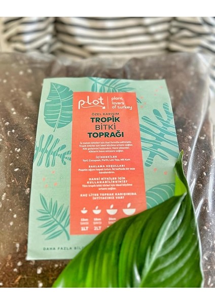 Özel Karışım Iç Mekan Bitki Toprağı/tropik Bitki - Çiçek Toprağı / 5-10-15-25 Litre (5 Litre)