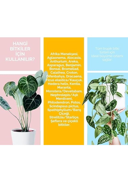 Özel Karışım Iç Mekan Bitki Toprağı/tropik Bitki - Çiçek Toprağı / 5-10-15-25 Litre (5 Litre) fırsatları