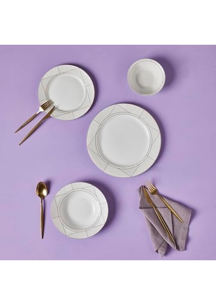 Merlin 24 Parça 6 Kişilik Yemek Takımı modelleri