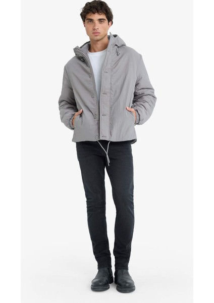 Su İtici Regular Fit Kapüşonlu Fermuarlı İç Cepli Mont E9223AX25AU fiyatları