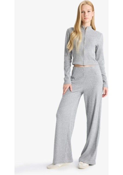 Beli Lastikli Flare Fit Geniş Paça Eşofman Altı F0991AX25WN