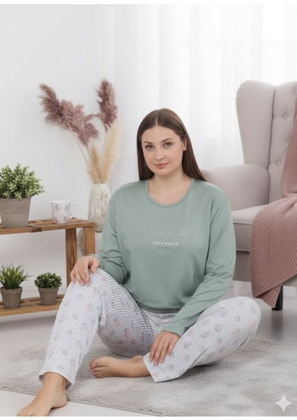 Sandy Soft Büyük Beden Kadın Pijama Takımı