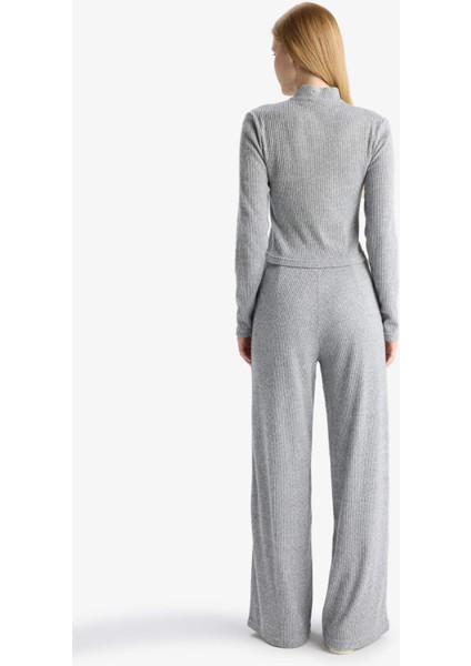 Beli Lastikli Flare Fit Geniş Paça Eşofman Altı F0991AX25WN