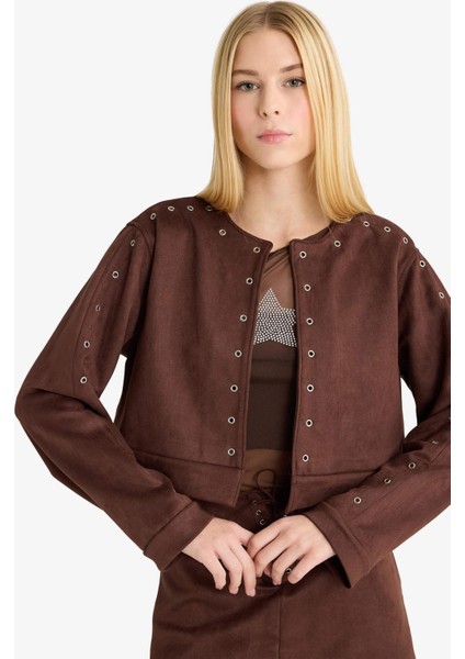 Crop Süet Ceket G2625AX25AU