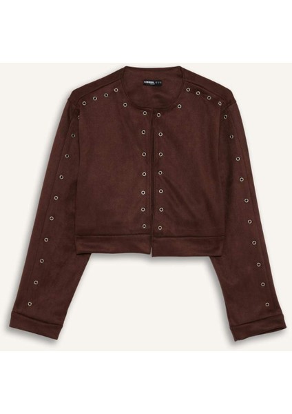 Crop Süet Ceket G2625AX25AU fırsatları