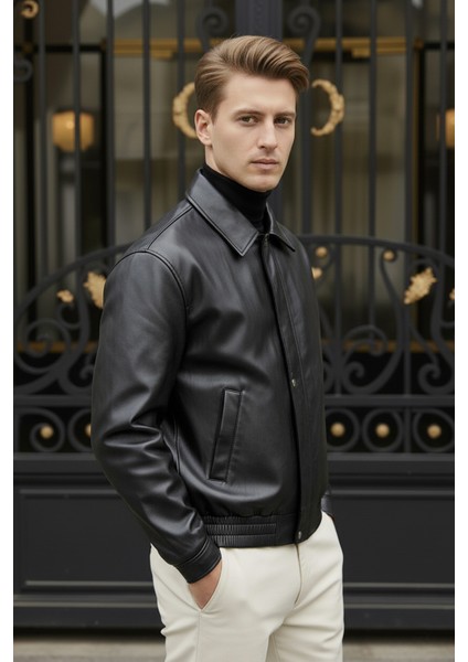 Oversize Erkek Deri Ceket fiyatları