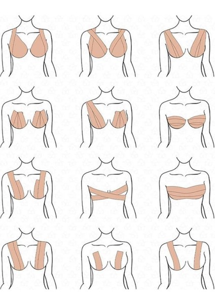 Toparlayıcı ve Şekillendirici Göğüs Bandı Tere ve Suya Dayanıklı Hassas Ciltlere Uygun fırsatları