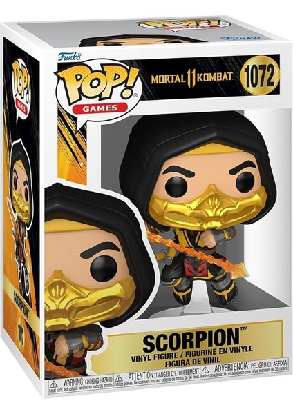 Pop Games: Mortal Kombat - Scorpion Figür