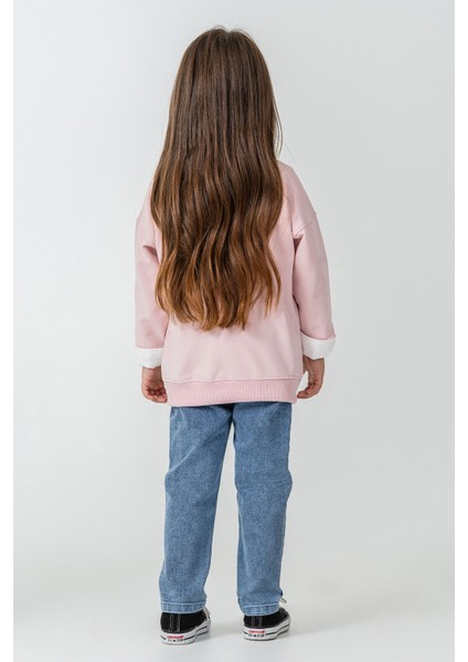 Bb Taşlı Sweatshirt Kız Çocuk 3\'lü Takım - 26K 6333 indirimleri