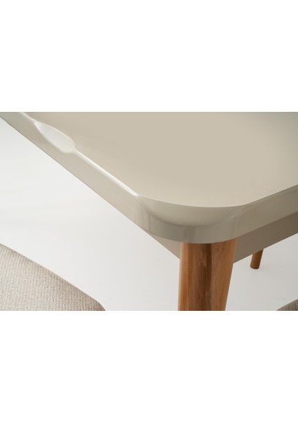Duru Paris Mdf Lak Panel Açılır Yemek Masa Takımı 90X160 fırsatları