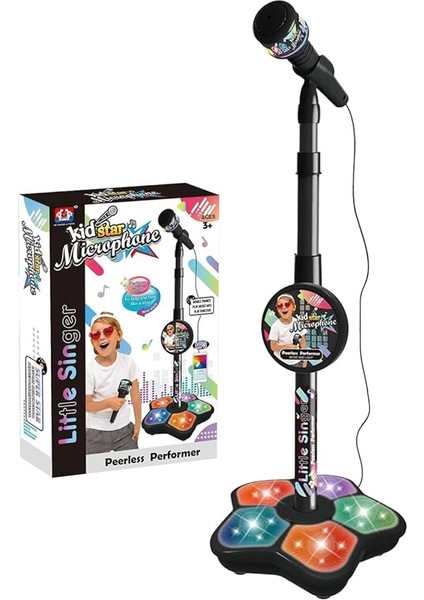 RG-12BK Çocuklar Için Mikrofon Eğitici Oyuncak Siyah