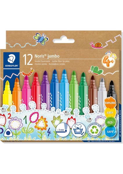 328-B C12 Noris Üçgen Keçeli 3mm