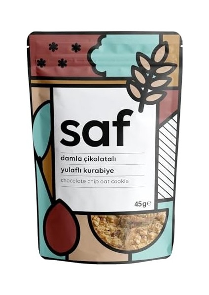 Saf Damla Çikolatalı Yulaflı Kurabiye 45 G fiyatları