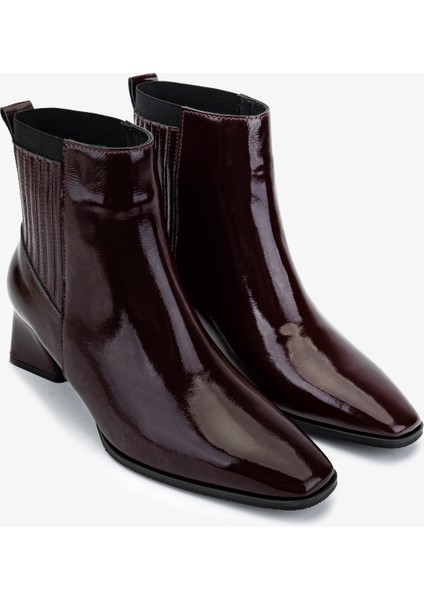 Kadın Hakiki Deri Bordo Rugan Topuklu Bot 33 11505 Bn Bot SK25-26 Bordo Rgn fiyatları