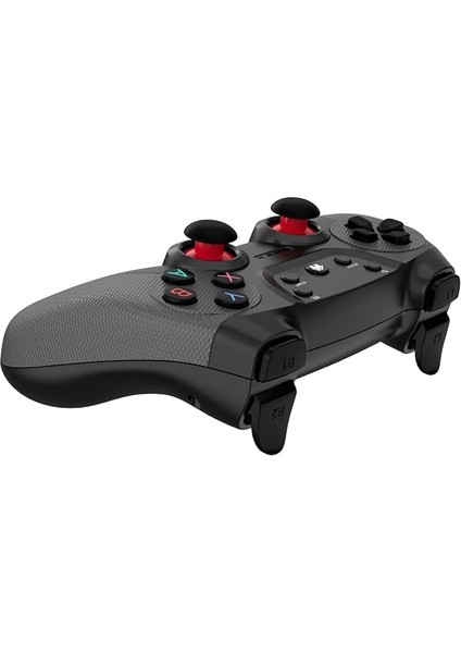 Çiftli 2.4g Kablosuz Oyun Kolu Pc Uyumlu Pilli Joystick Wireless Gamepad Hassas Trigger Kaymaz Tasarım Çiftli G2.4g (Gri) modelleri