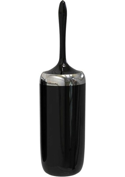 M-E07-06-P Lima Tuvalet Fırçası, Krom Dekorlu, Siyah, Standart fiyatları