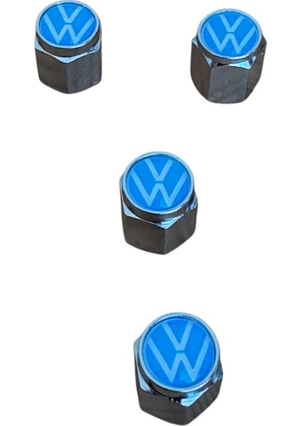Logolu Metal Mavi Renk 4 Adet Sibop Kapak fiyatları
