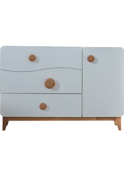 Bliss 3 Çekmeceli Şifonyer Beyaz