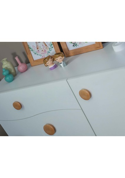 Bliss 3 Çekmeceli Şifonyer Beyaz fırsatları