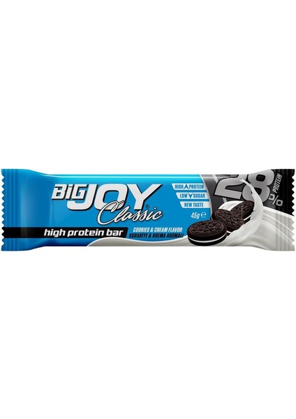 Bigjoy Yüksek Protein Bar - Kurabiye ve Krema Aromalı - 45 G