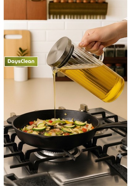 Lüks 2'li Cam Yağdanlık Sütlük Sirkelik | Çok Amaçlı Borasilikat Sürahi | fırsatları