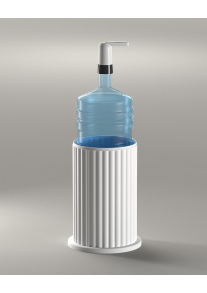 Modena Damacana Kılıfı Mat Siyah - Komple Siyah - Dekoratif Lüks Damacana Gizleme Saklama Kılıfı fırsatları