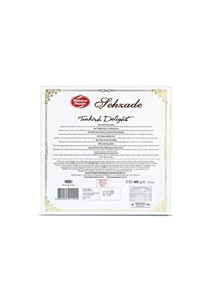 Malatya Pazarı Murat Palancı Şehzade Meyveli Kuş Lokum 400 gr fiyatları