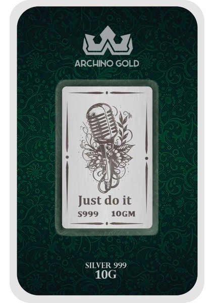 Ifade Gücünün ve Müziğin Simgesi Olan Mikrofon Temalı Hediyelik 10 Gram 999 Ayar Gümüş KÜLÇESI-747 fiyatları