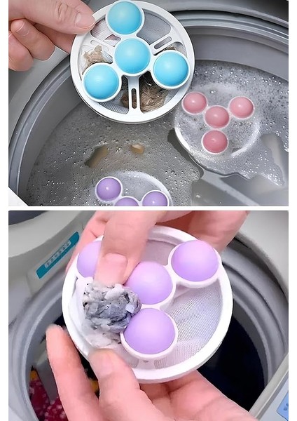 Makinesi Için Toz ve Evcil Hayvan Kedi Köpek Tüyü Toplayıcı Yıkanabilir Tüy Temizleme Tekli