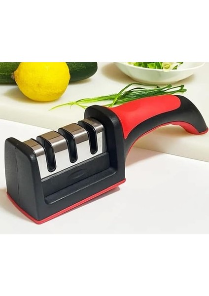 Home Bıçak Bileme Aleti 3 Aşamalı, 3 Açılı Bıçak Bileyici,bıçak Keskinleştirmek Için Pratik Mutfak Eşyası fırsatları