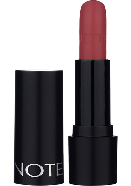 Deep Impact Lipstick 04 Terracotta Kremsi Dokulu Yarı Parlak Ruj, Kırmızı