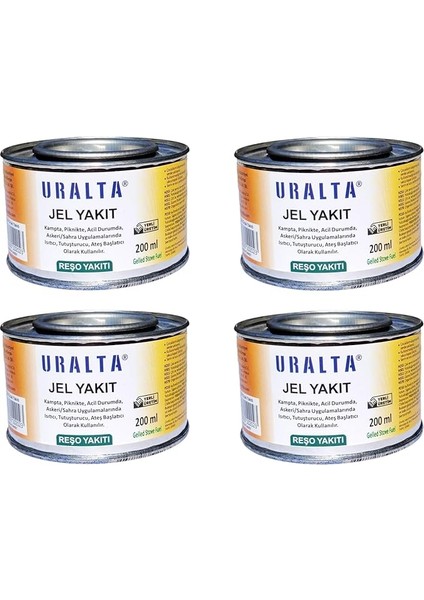JMT-200 Jel Yakıt, Reşo Yakıtı, Osmanlı Ocağı Yakıtı (4 Adet) - Bk-9 Ocak Hediyeli