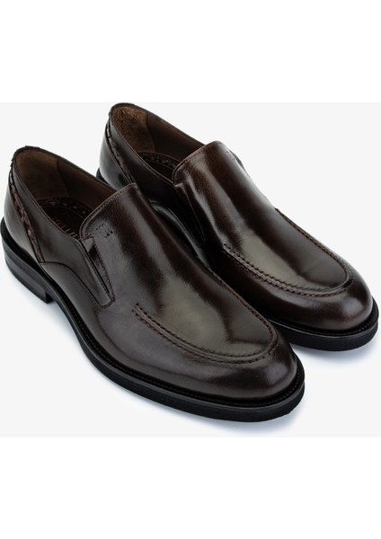 Erkek Hakiki Deri Kahverengi Klasik Ayakkabı 342 8584 Erk Ayk SK25-26 Kahve Bfl fiyatları