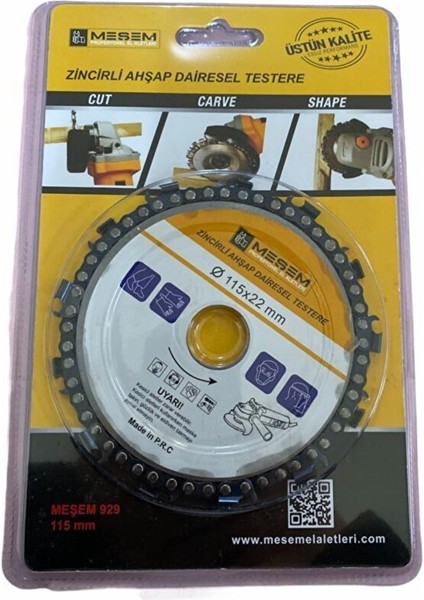 115 mm Zincirli Ahşap Dairesel Testere 115 mm x 22 Mmye fiyatları