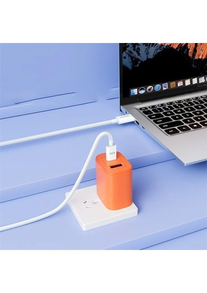 60W Hızlı Şarj ve Kablosu AZ-06A (Beyaz) fiyatları