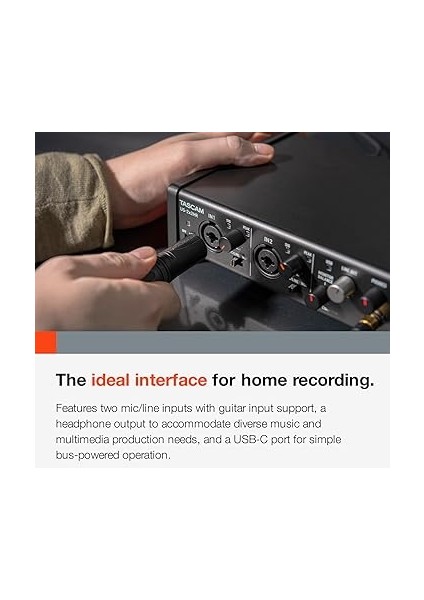 US-2X2HR 192 Khz Yüksek Çözünürlüklü USB Ses Kartı 2 Giriş 2 Çıkış fırsatları