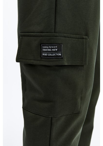 Erkek Haki Kapaklı Cepli Jogger Eşofman ALTI-P2142 fiyatları