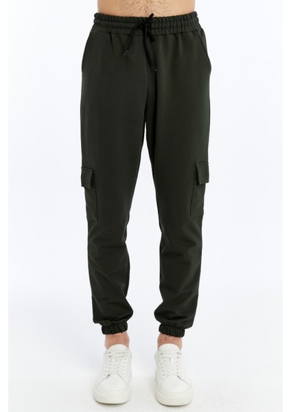 Erkek Haki Kapaklı Cepli Jogger Eşofman ALTI-P2142 fırsatları