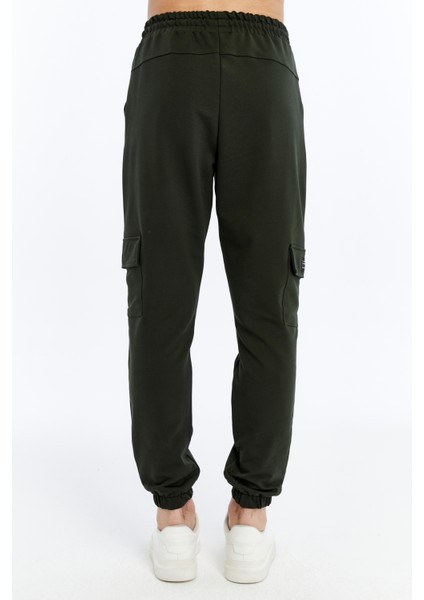 Erkek Haki Kapaklı Cepli Jogger Eşofman ALTI-P2142 indirimleri