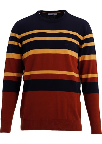 Kiremit Bisiklet Yaka Triko Kazak modelleri