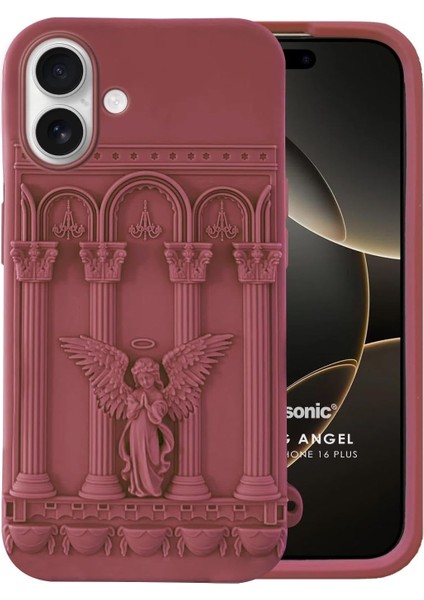 16 Kılıf Praying Bordo [ 16 ile Uyumlu Kılıf - Bordo]