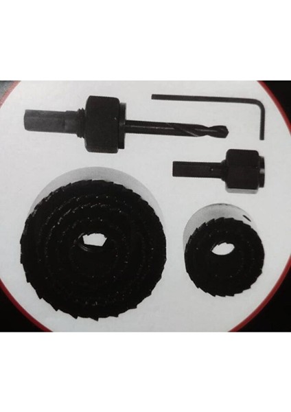 11 Parça 19-64 mm Alçıpan Ahşap Delme Panç Seti fırsatları