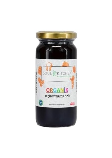 Soul Kitchen Organik Keçiboynuzu Özü 315GR (Soğuk Sıkım) (Şeker Ilavesiz)