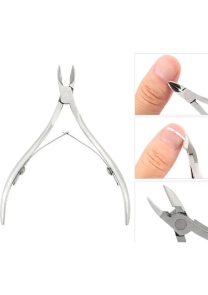 Mecno Beauty Tırnak Eti Pensesi, Paslanmaz Çelik, 9.6 Cm, Metalik Gri, Batık Tırnak Bakımı Için, MB-TIM-002 fiyatları